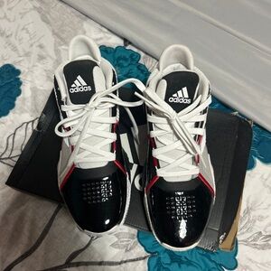 Adidas Black and White Performance Sneakers